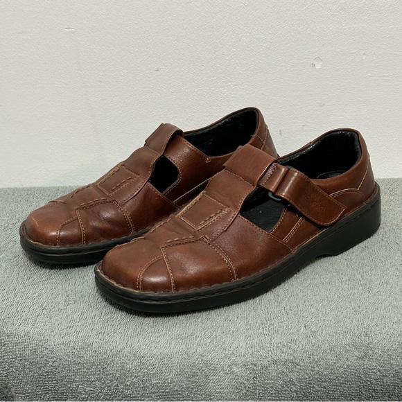 Josef Seibel Leather Fisherman Sandals - Picture 4 of 16